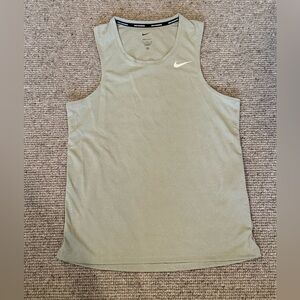 Nike Running Men's Sleeveless T-Shirt Shirt Tank Small Grey